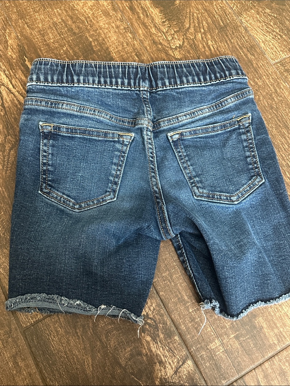 Old Navy Kids Distressed Blue Denim Shorts bundle of 2 - Picture 6 of 6